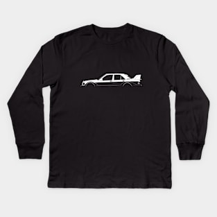 Mercedes-Benz 190 E 2.5-16 Evolution Silhouette Kids Long Sleeve T-Shirt